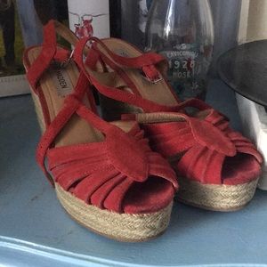 Steve Madden Espadrille Coral Wedges